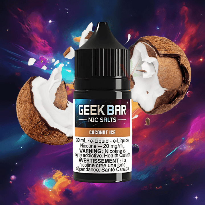 Geek Bar Nic Salt-Coconut Ice Vapexcape Vape and Bong Shop Regina Saskatchewan