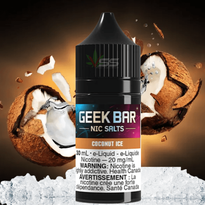 Geek Bar Nic Salt-Coconut Ice Vapexcape Vape and Bong Shop Regina Saskatchewan