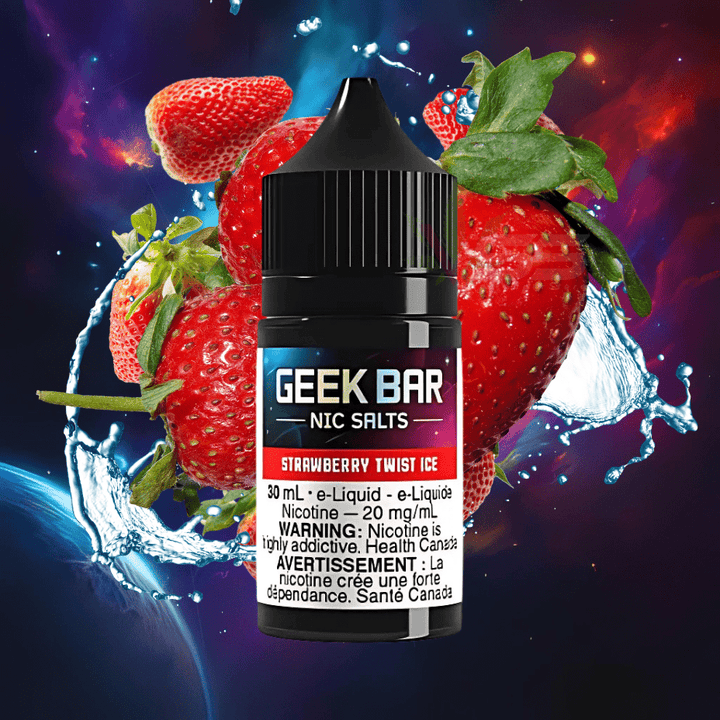 Geek Bar Nic Salt-Strawberry Twist Ice 20mg Vape Superstore  Saskatchewan Canada