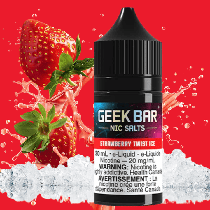 Geek Bar Nic Salt-Strawberry Twist Ice 20mg Vape Superstore  Saskatchewan Canada