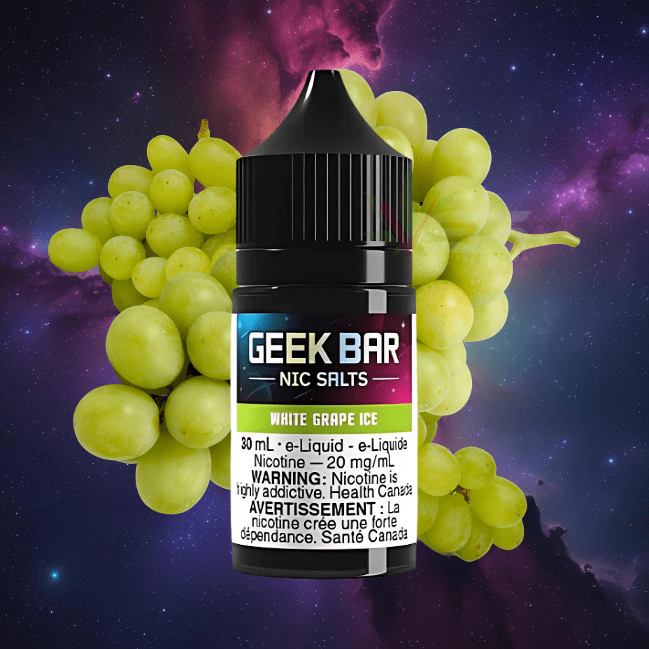 Geek Bar Nic Salt-White Grape Ice 20mg Vape Superstore  Saskatchewan Canada