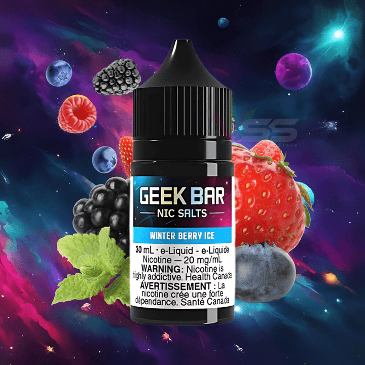 Geek Bar Nic Salt-Winter Berry Ice Vapexcape Vape and Bong Shop Regina Saskatchewan