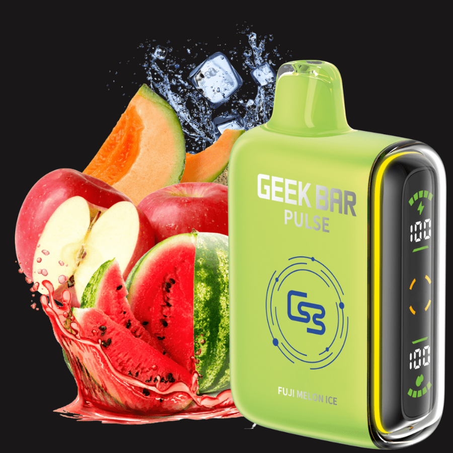 Geek Bar Pulse 9000 Disposable Vape-Fuji Melon Ice 9000 Puffs / 20mg Vapexcape Vape and Bong Shop Regina Saskatchewan