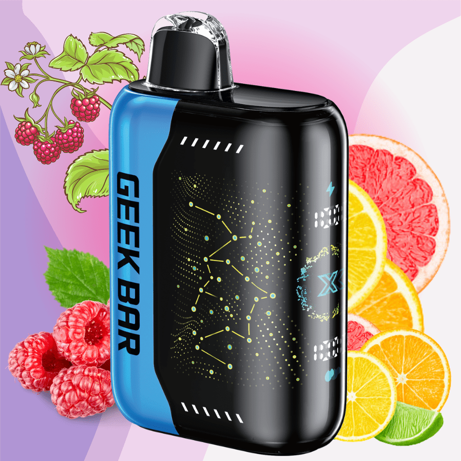 Geek Bar Pulse X 25K Disposable Vape - Raspberry Citrus Ice 25000 Puffs / 20mg Vape Superstore  Saskatchewan Canada