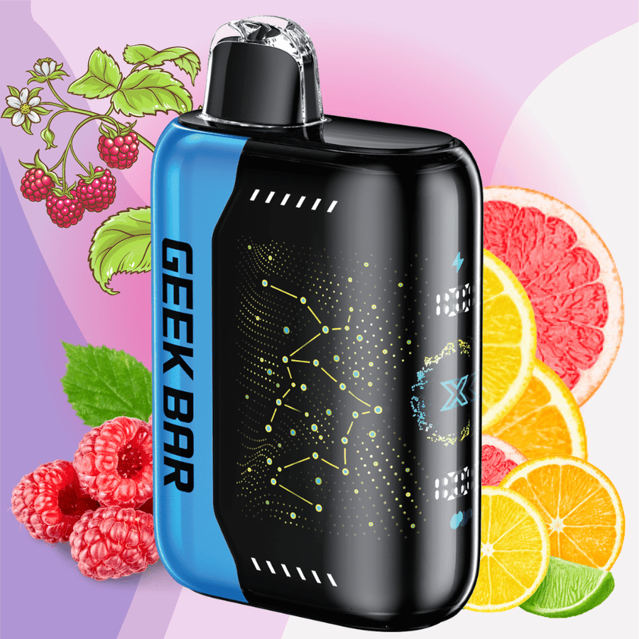 Geek Bar Pulse X 25K Disposable Vape - Raspberry Citrus Ice 25000 Puffs / 20mg Vape Superstore  Saskatchewan Canada