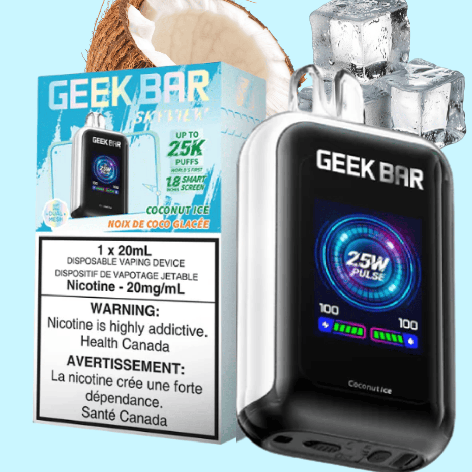 Geek Bar Skyview 25K - Coconut Ice 25000 Puffs / 20mg Vape Superstore  Saskatchewan Canada