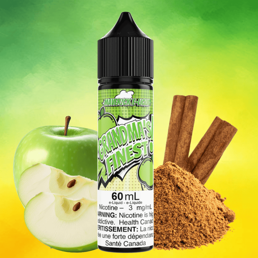 Grandmas Finest by Maverick E-Liquid 60ml / 3mg Vape Superstore  Saskatchewan Canada