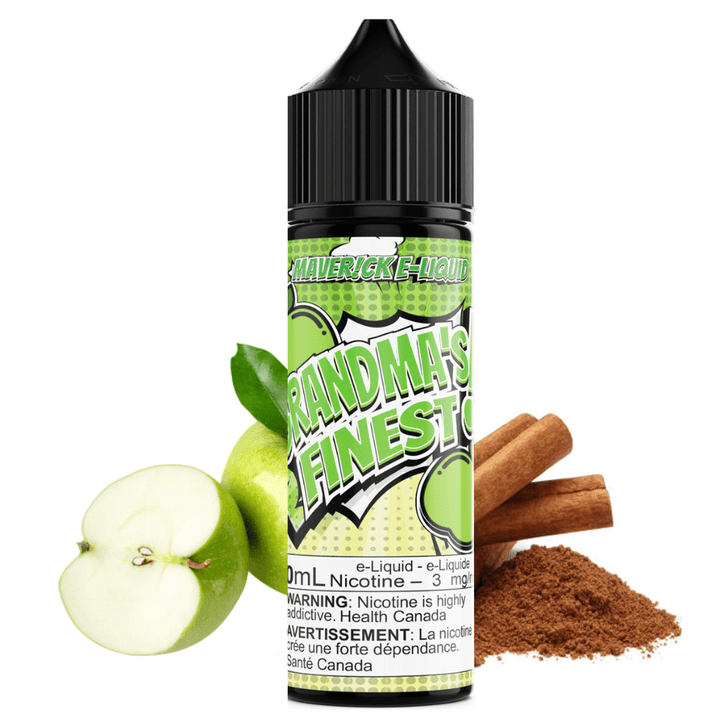 Grandmas Finest by Maverick E-Liquid 60ml / 3mg Vape Superstore  Saskatchewan Canada