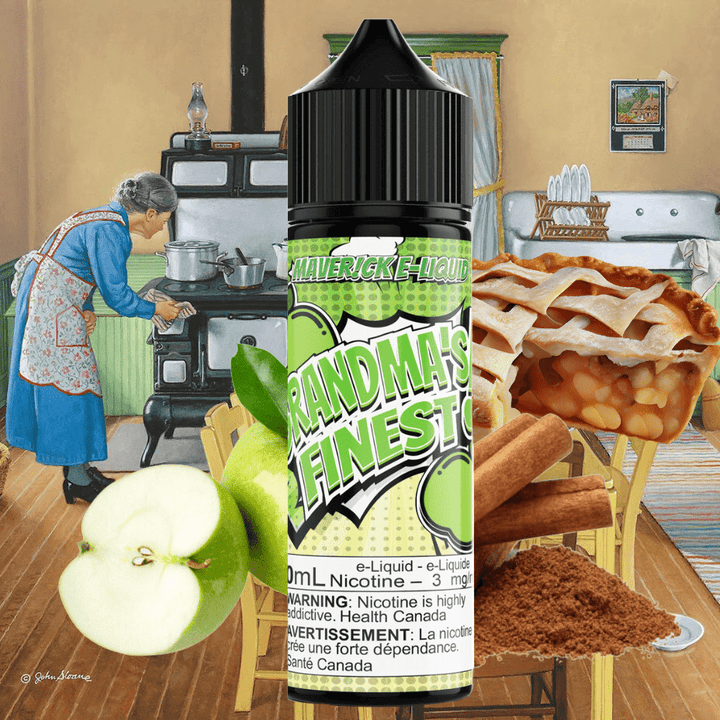 Grandmas Finest by Maverick E-Liquid Vape Superstore  Saskatchewan Canada
