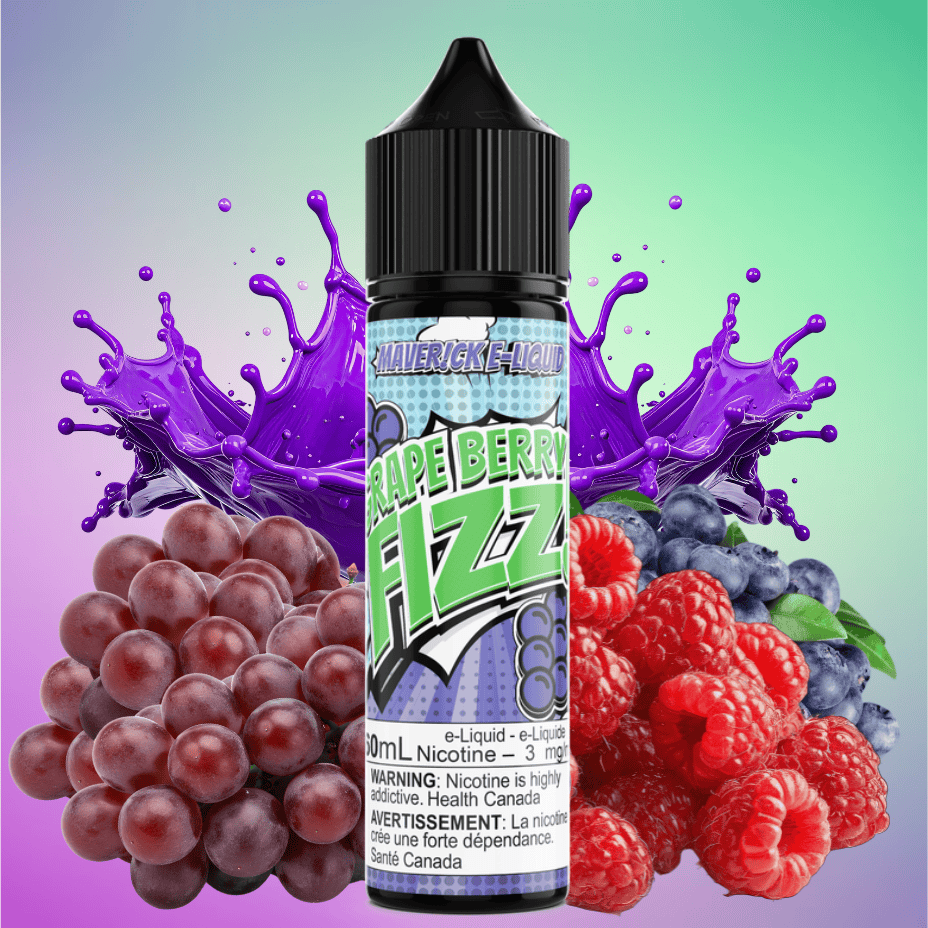 Grape Berry Fizz by Maverick E-Liquid 60ml / 3mg Vape Superstore  Saskatchewan Canada