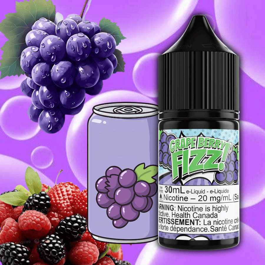 Grape Berry Fizz Salt by Maverick E-Liquid Vape Superstore  Saskatchewan Canada