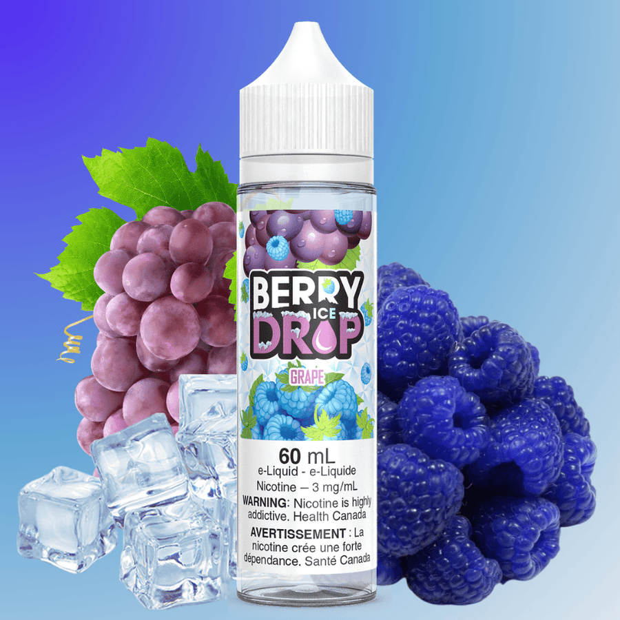 Grape Ice by Berry Drop E-Liquid 60mL / 0mg Vape Superstore  Saskatchewan Canada