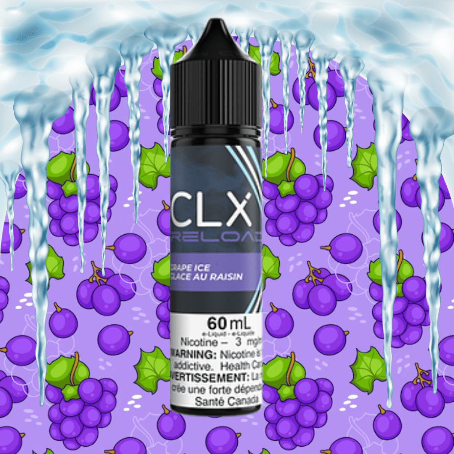 Grape Ice by CLX E-Liquid 60mL / 0mg Vape Superstore  Saskatchewan Canada