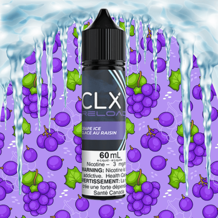 Grape Ice by CLX E-Liquid 60mL / 0mg Vape Superstore  Saskatchewan Canada