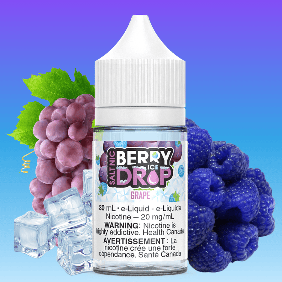 Grape Ice Salt by Berry Drop E-Liquid 30mL / 12mg Vape Superstore  Saskatchewan Canada