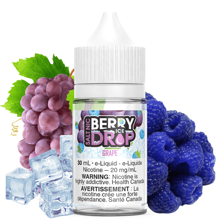 Grape Ice Salt by Berry Drop E-Liquid 30ml / 12mg Vape Superstore  Saskatchewan Canada