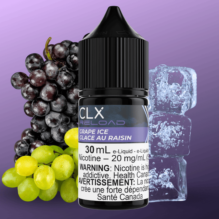 Grape Ice Salt by CLX Reload E-Liquid Vape Superstore  Saskatchewan Canada