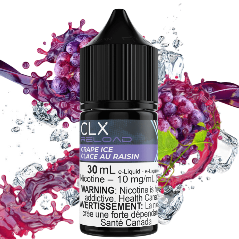 Grape Ice Salt by CLX Reload E-Liquid Vape Superstore  Saskatchewan Canada