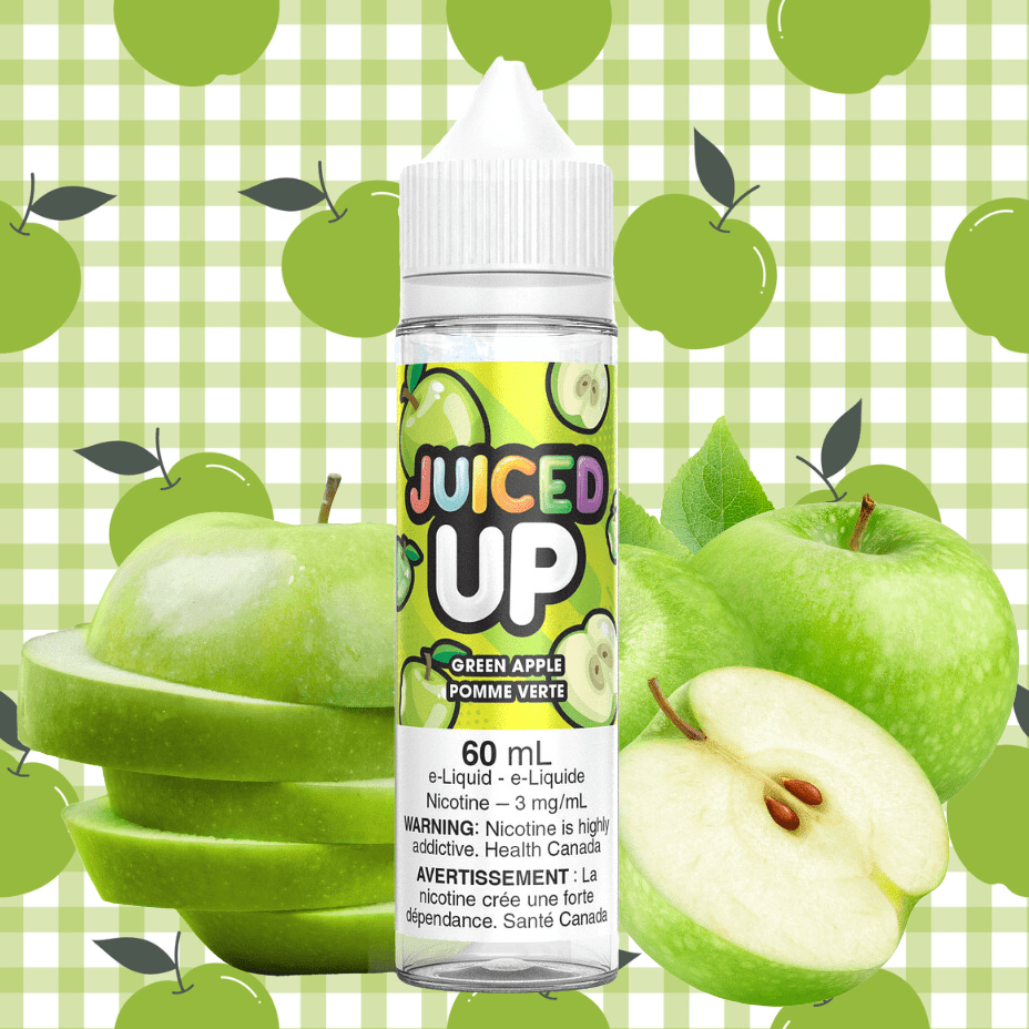 E-liquide Juiced Up Green Apple-Vapexcape Regina Vape & Bong Shop, SK Vapexcape Vape SuperStore-Vape & Bong Shop E-liquide Juiced Up Green Apple-Vapexcape Regina Vape & Bong Shop, SK Vapexcape Vape SuperStore-Vape & Bong Shop
