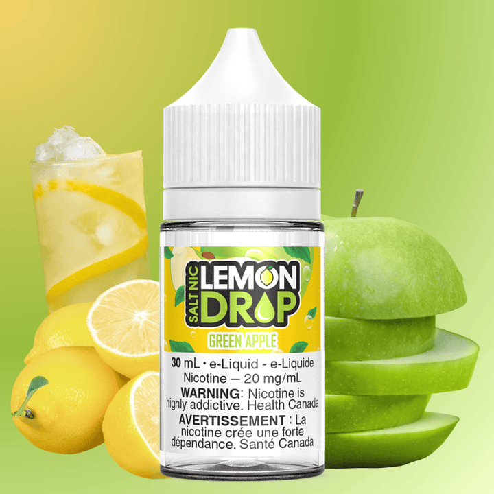 Green Apple Salt By Lemon Drop E-Liquid 30mL / 12mg Vape Superstore  Saskatchewan Canada