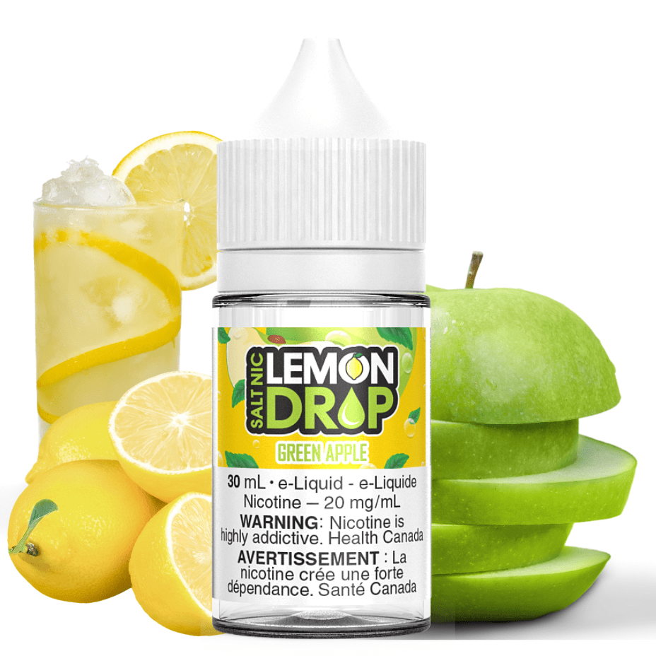 Green Apple Salt By Lemon Drop E-Liquid 30ml / 12mg Vape Superstore  Saskatchewan Canada