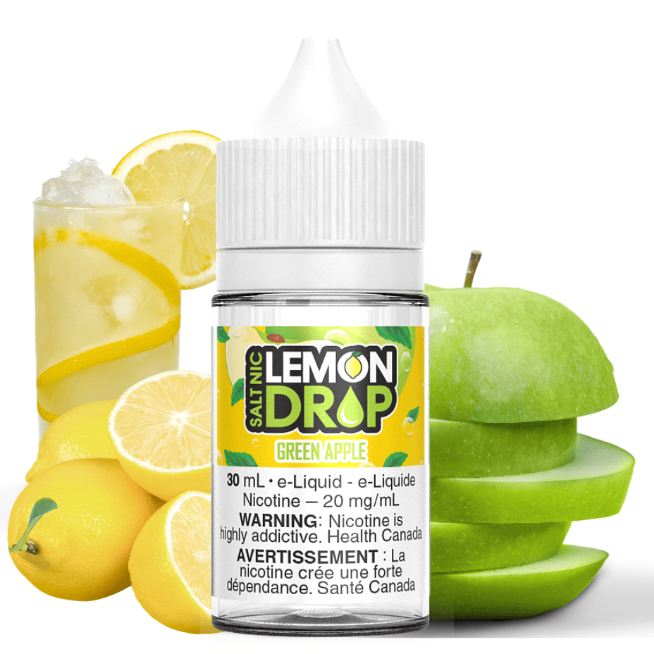 Green Apple Salt By Lemon Drop E-Liquid 30ml / 12mg Vapexcape Vape and Bong Shop Regina Saskatchewan