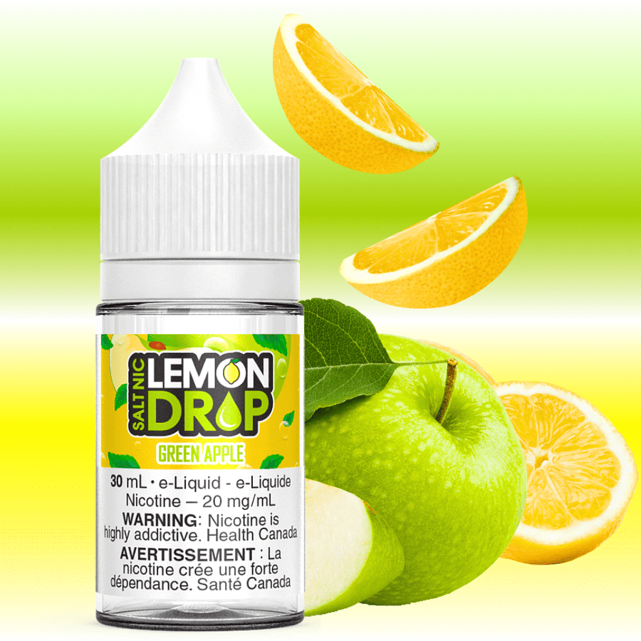 Green Apple Salt By Lemon Drop E-Liquid Vape Superstore  Saskatchewan Canada