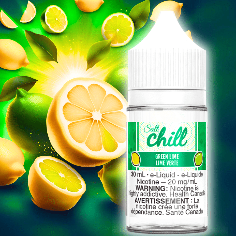 Green Lime Salt By Chill E-Liquids Vape Superstore  Saskatchewan Canada