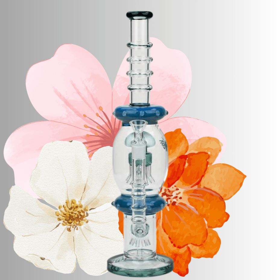 H2o Jelly Fish 7mm Percolator Bong-16" Vape Superstore  Saskatchewan Canada