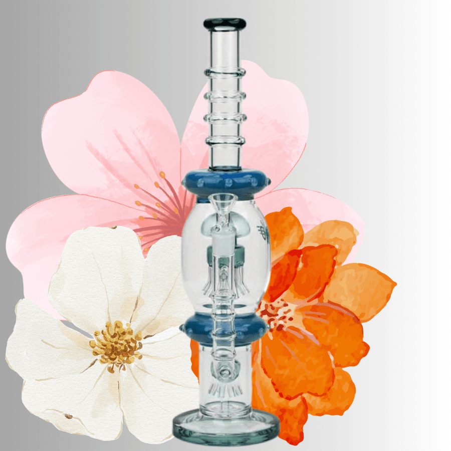 H2o Jelly Fish 7mm Percolator Bong-16" Vape Superstore  Saskatchewan Canada