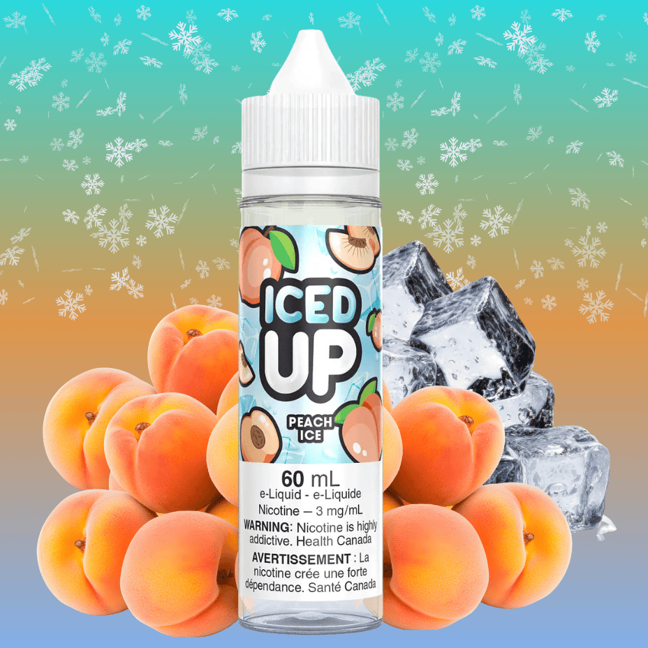 Iced Up E-Liquid - Peach Ice 3mg Vape Superstore  Saskatchewan Canada