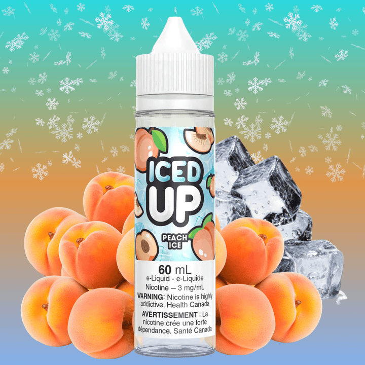 Iced Up E-Liquid - Peach Ice 3mg Vape Superstore  Saskatchewan Canada