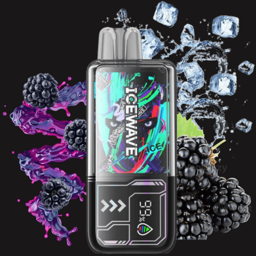 Icewave X8500 Disposable Vape-Blackberry Ice 8500 Puffs / 20mg Vapexcape Vape and Bong Shop Regina Saskatchewan