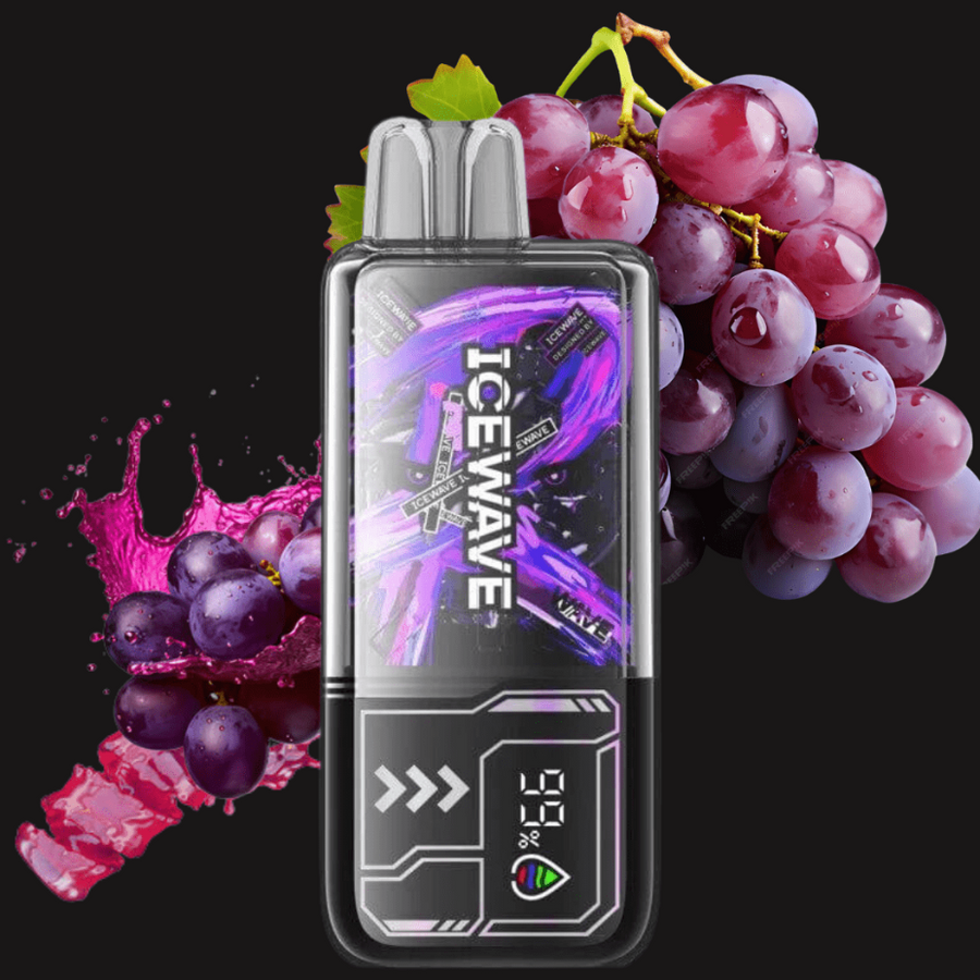 Icewave X8500 Disposable Vape-Sakura Grape 8500 Puffs / 20mg Vapexcape Vape and Bong Shop Regina Saskatchewan