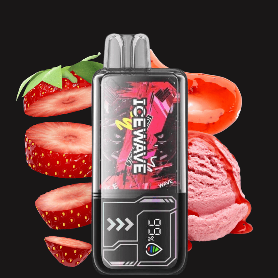 Icewave X8500 Disposable Vape-Strawberry Dream 8500 Puffs / 20mg Vapexcape Vape and Bong Shop Regina Saskatchewan