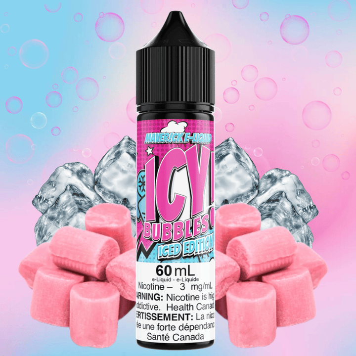 Icy Bubbles by Maverick E-Liquid 60ml / 3mg Vape Superstore  Saskatchewan Canada
