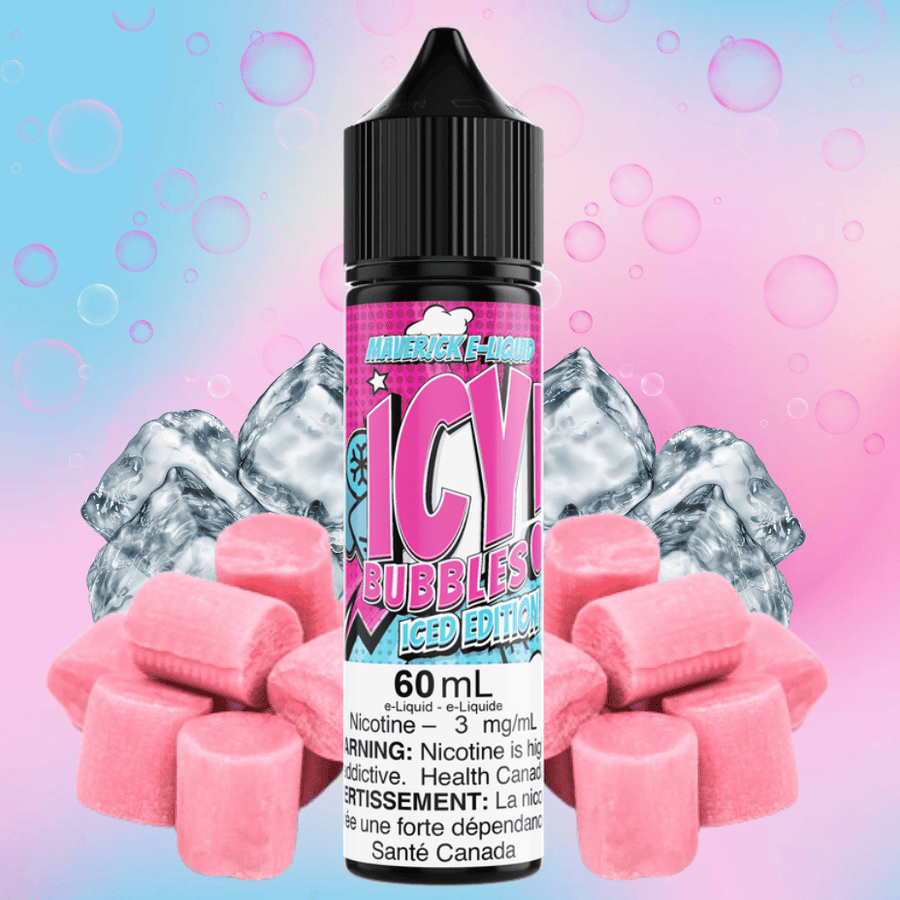 Icy Bubbles by Maverick E-Liquid 60ml / 3mg Vape Superstore  Saskatchewan Canada