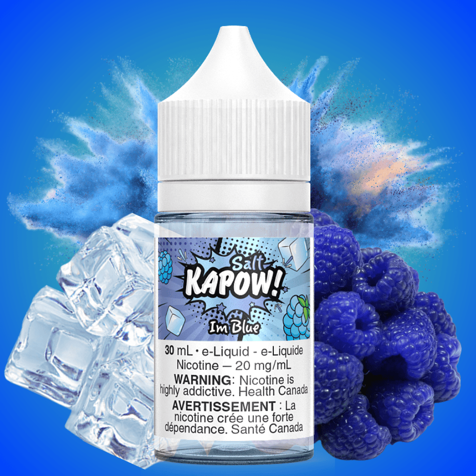 Im Blue Salt by Kapow E-liquid 30ml / 12mg Vape Superstore  Saskatchewan Canada