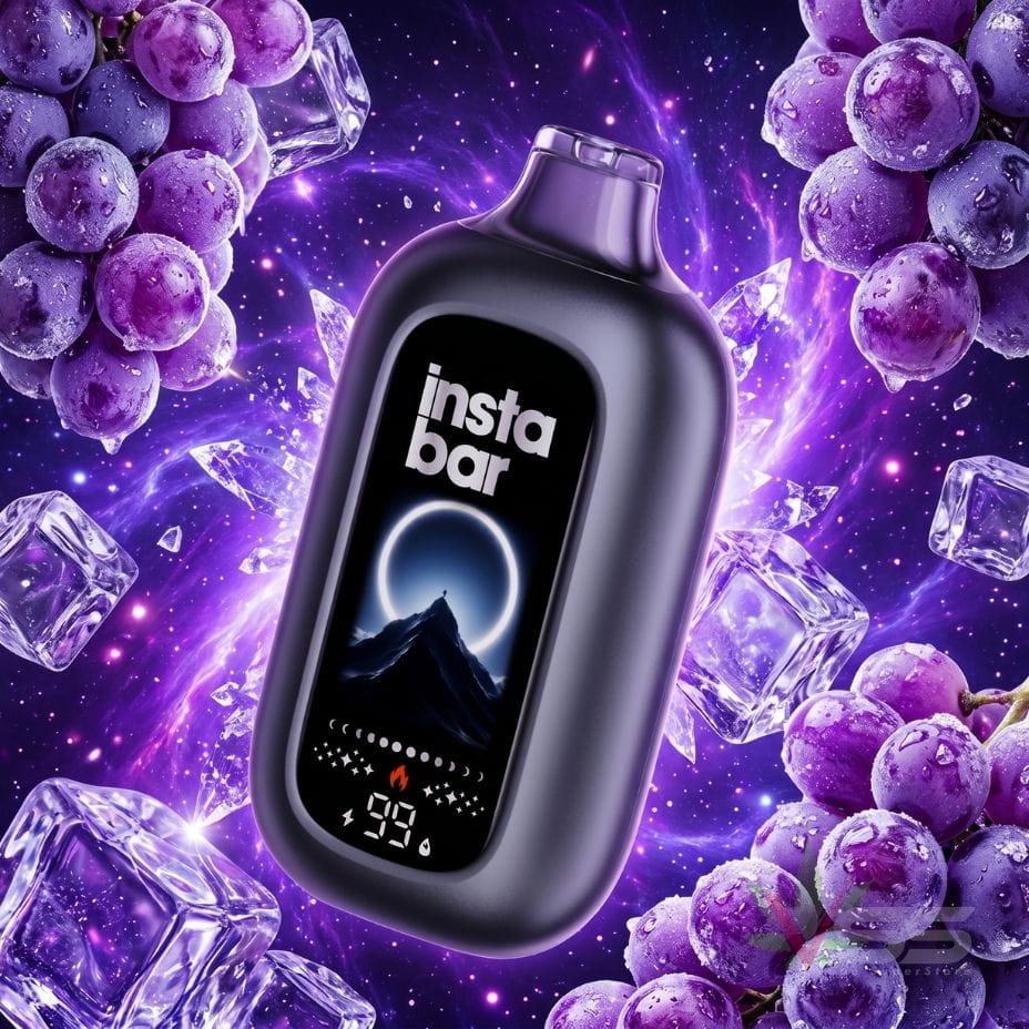 Insta Bar 120K Disposable Vape - Grape Ice 120000 / 20mg Vape Superstore  Saskatchewan Canada