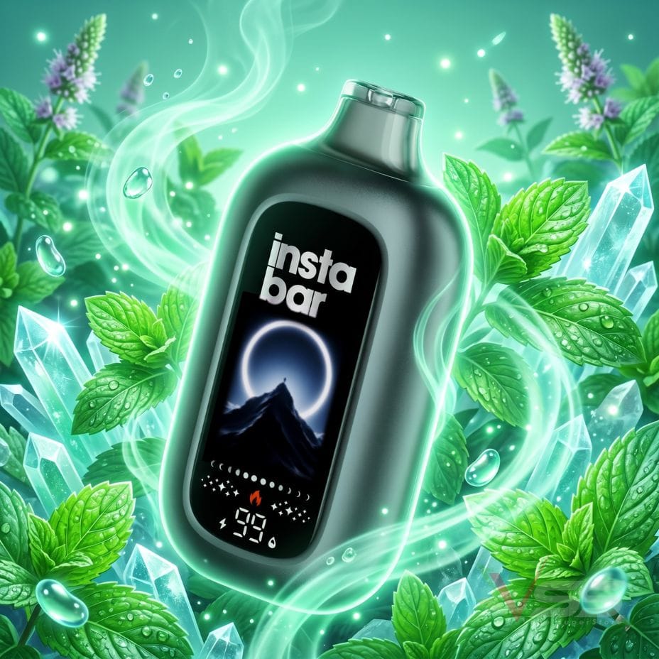 Insta Bar 120K Disposable Vape - Mint 120000 / 20mg Vape Superstore  Saskatchewan Canada