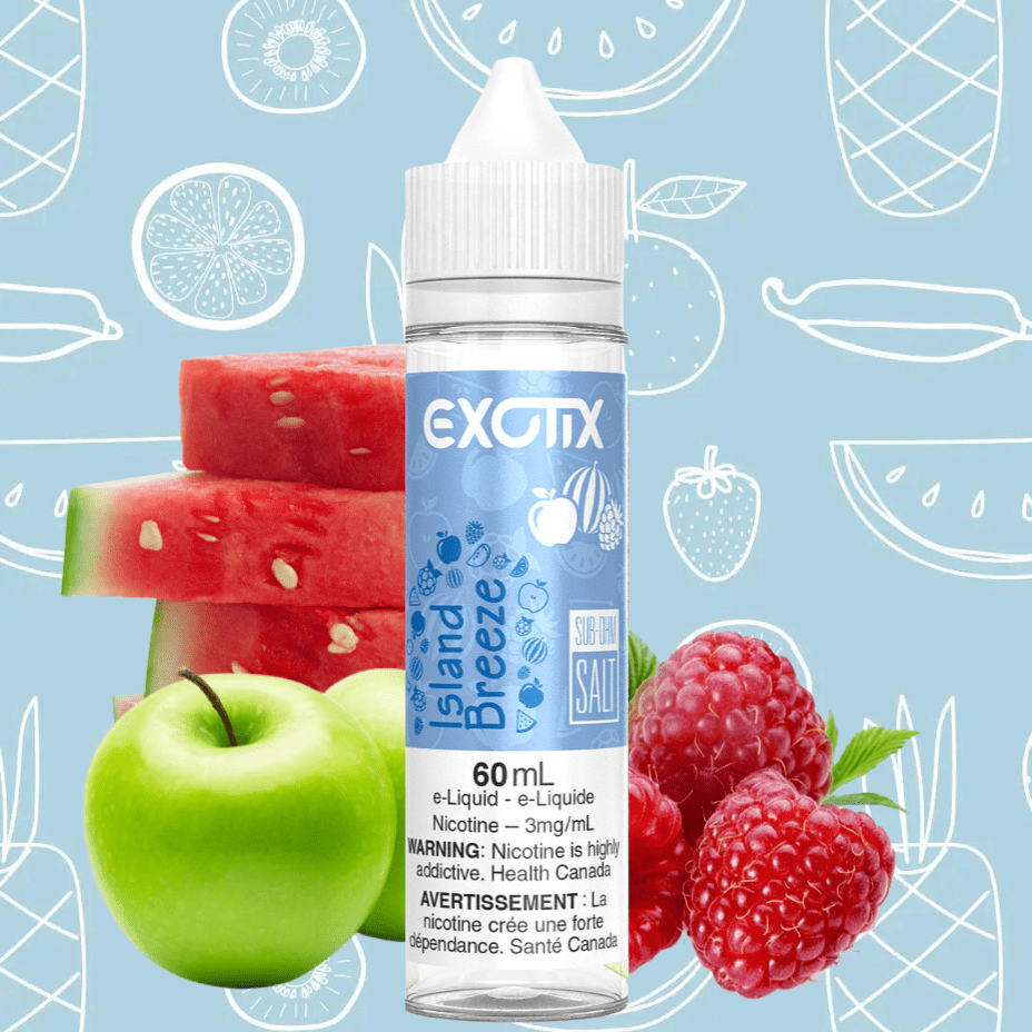 Island Breeze By Exotix E-Liquid Vape Superstore  Saskatchewan Canada