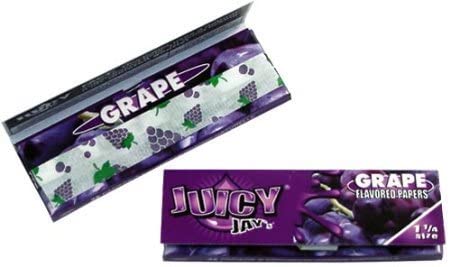 Juicy Jay Rolling Papers 1.25" / Grape Vapexcape Vape and Bong Shop Regina Saskatchewan