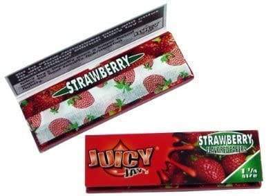 Juicy Jay Rolling Papers 1.25" / Strawberry Vapexcape Vape and Bong Shop Regina Saskatchewan