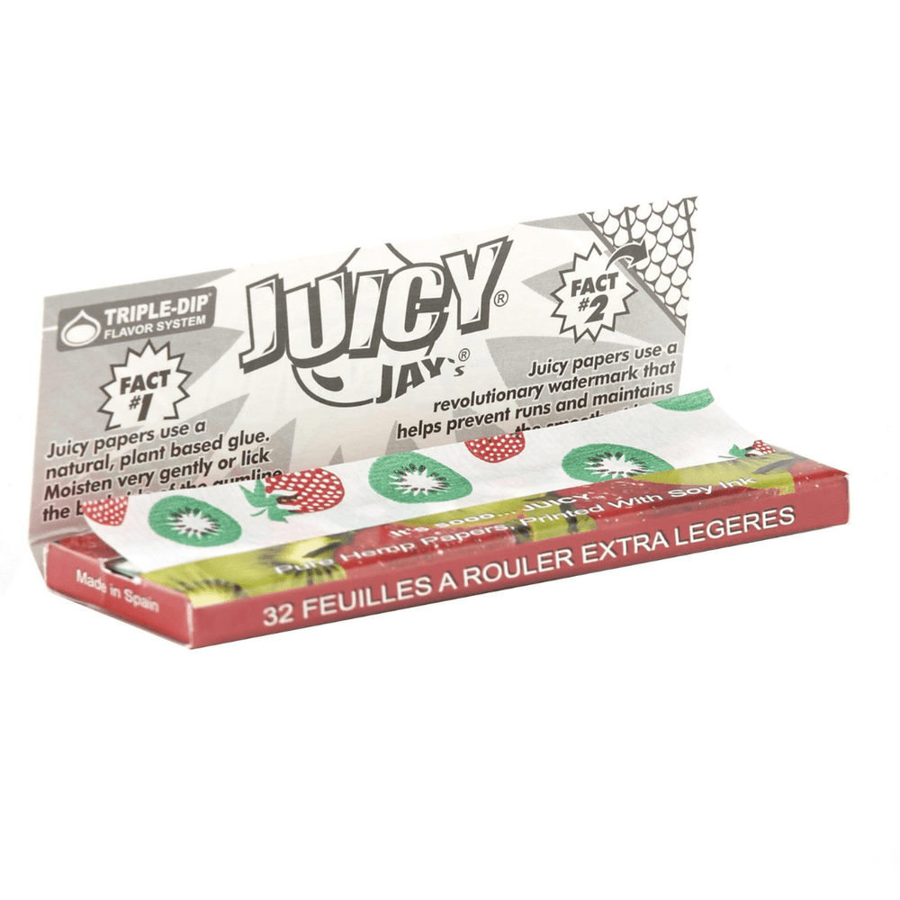 Juicy Jay's Strawberry Kiwi Flavoured Rolling Papers 1 1/4 1¼ / Strawberry Kiwi Vape Superstore  Saskatchewan Canada