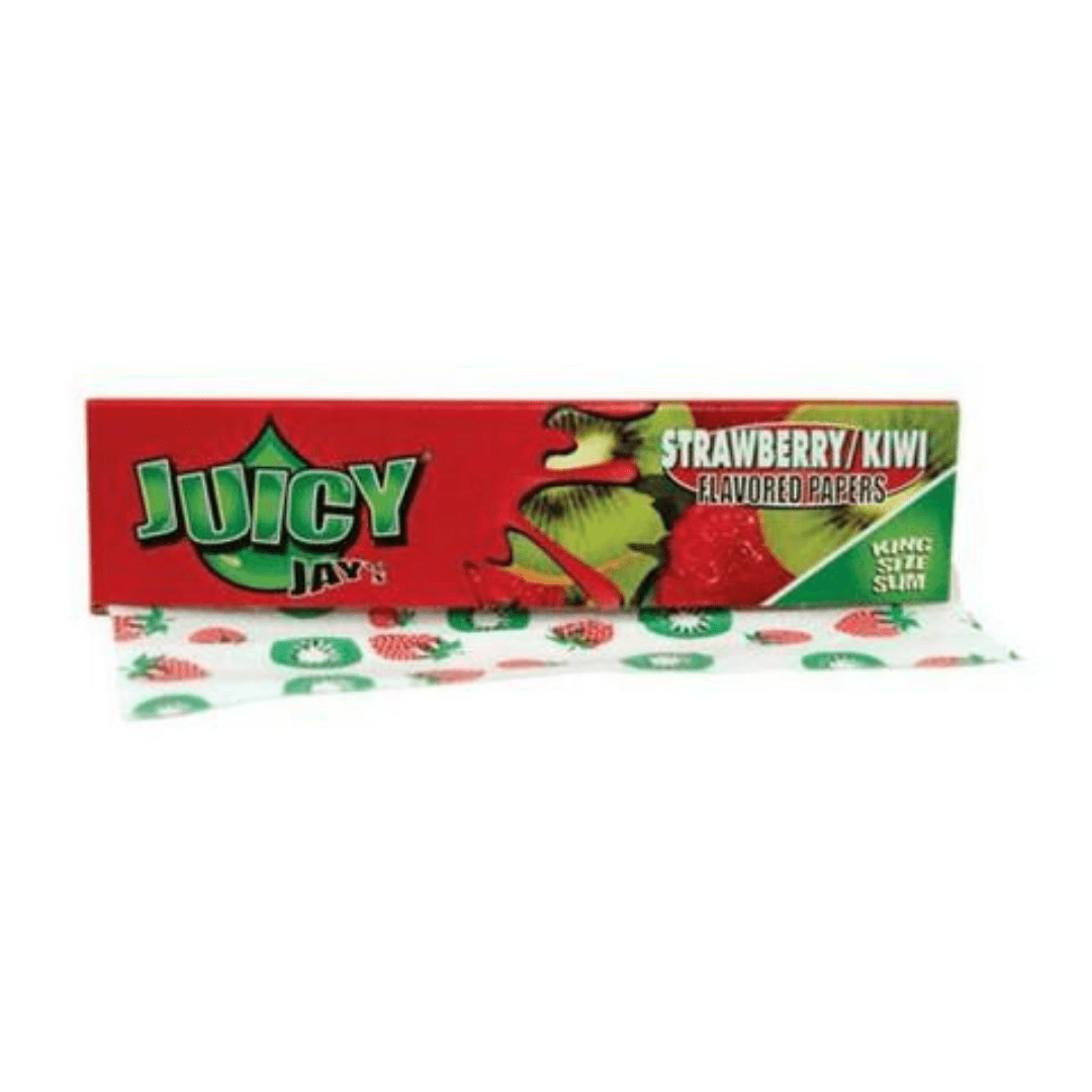 Juicy Jay's Strawberry Kiwi Flavoured Rolling Papers 1 1/4 1¼ / Strawberry Kiwi Vapexcape Vape and Bong Shop Regina Saskatchewan