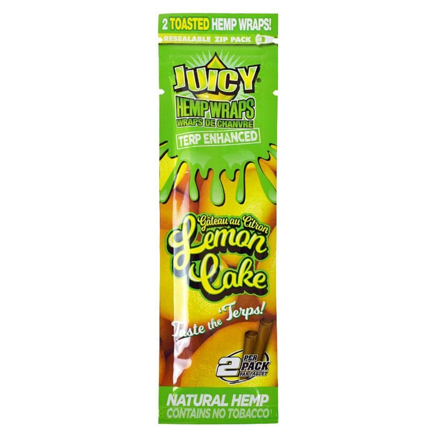Juicy Jay's Terp Enhanced Hemp Wraps Lemon Cake Vapexcape Vape and Bong Shop Regina Saskatchewan