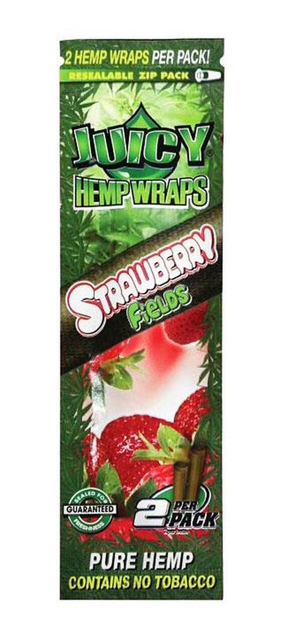 Juicy Jay's Terp Enhanced Hemp Wraps Strawberry Field Vape Superstore  Saskatchewan Canada