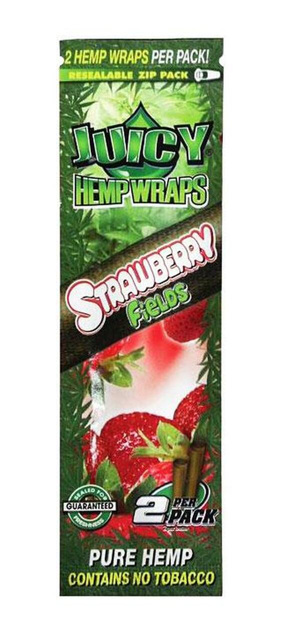 Juicy Jay's Terp Enhanced Hemp Wraps Strawberry Field Vapexcape Vape and Bong Shop Regina Saskatchewan