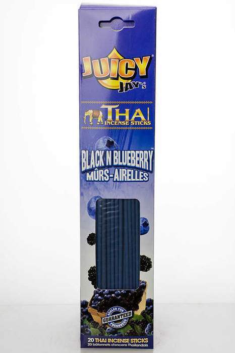 Juicy Jay's Thai Incense Sticks Black n' Blueberry Vapexcape Vape and Bong Shop Regina Saskatchewan