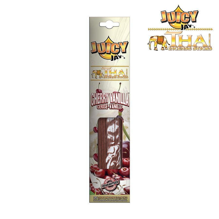 Juicy Jay's Thai Incense Sticks Cherry Vanilla Vapexcape Vape and Bong Shop Regina Saskatchewan